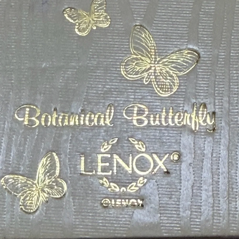 Lenox Botanical Butterfly 5x7 Frame | Porcelain Butterfly Photo‎ Frame | Floral